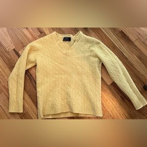 Vintage cashmere cable knit fisherman sweater
